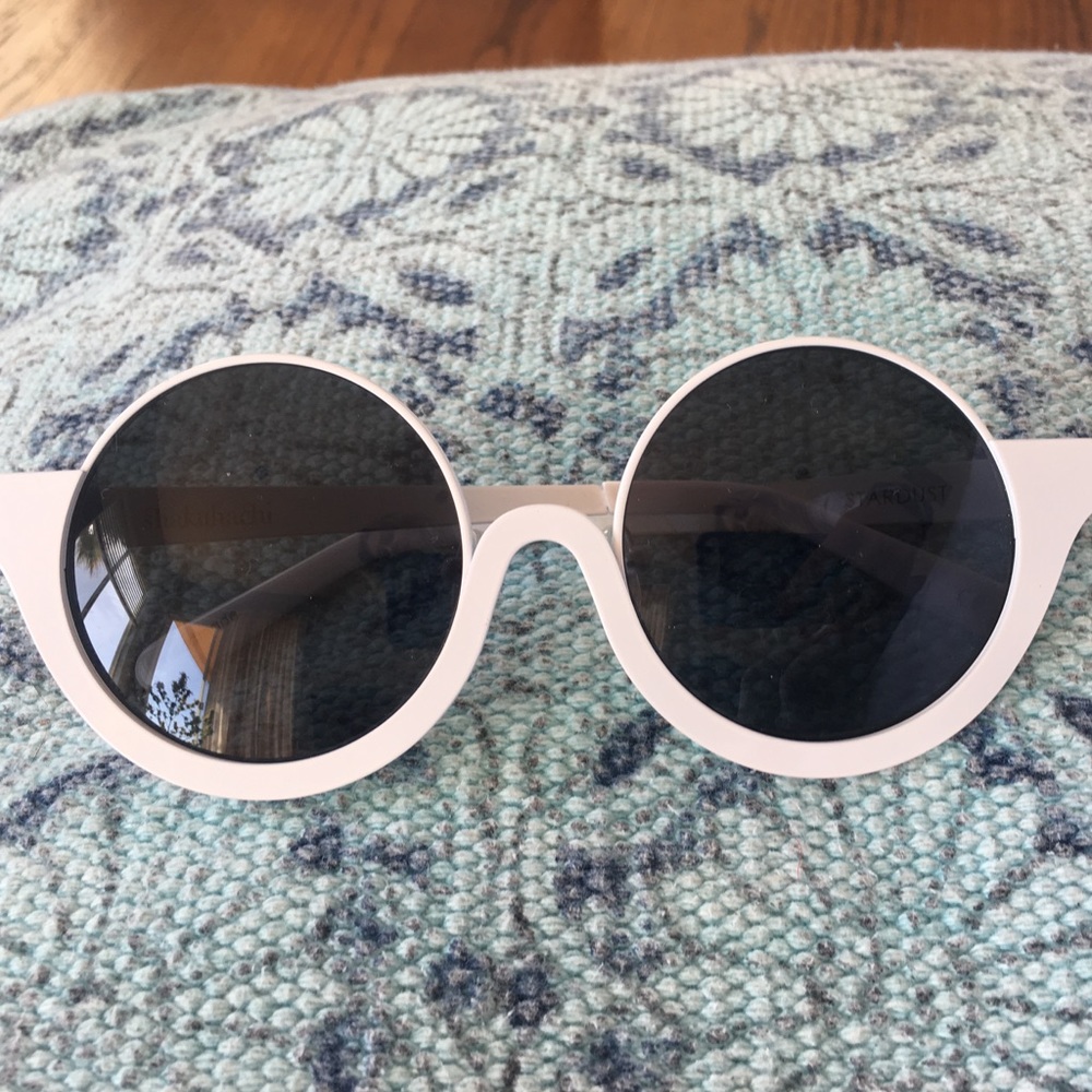 funky white sunglasses